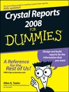 Crystal Reports 2008 For Dummies®